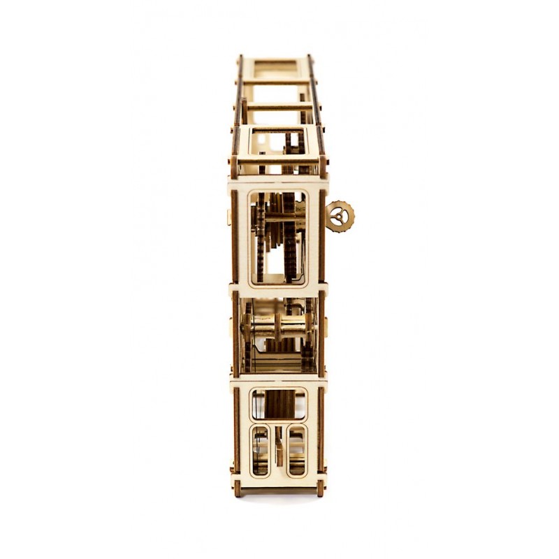 Tablou iluzie optica (Kinetic Picture) puzzle 3D, Wooden City