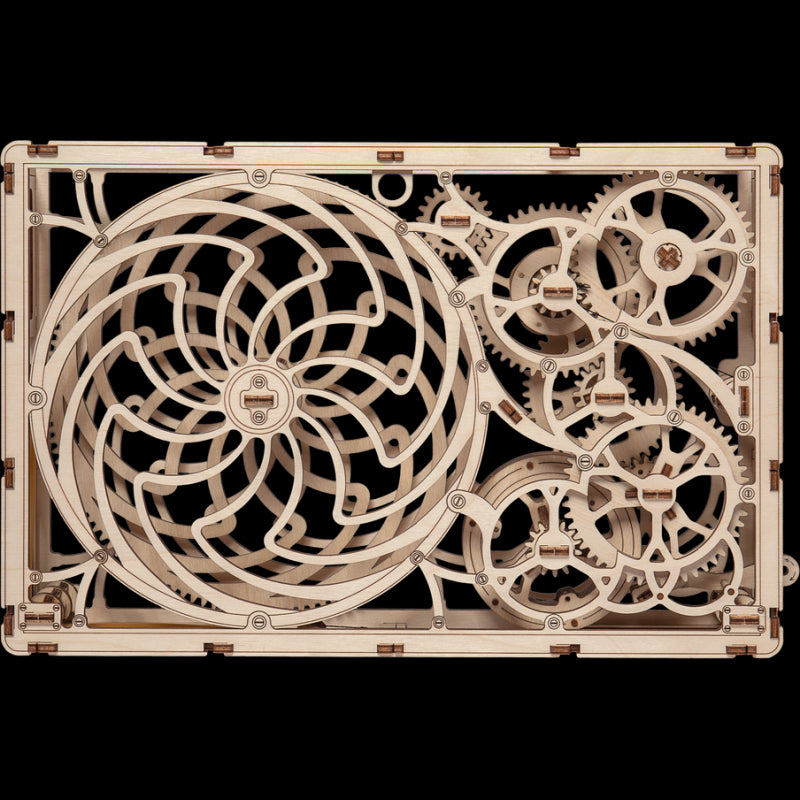 Tablou iluzie optica (Kinetic Picture) puzzle 3D, Wooden City