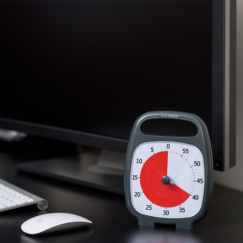 Ceas temporizator Time Timer Plus, negru, Robo - Manute Creative