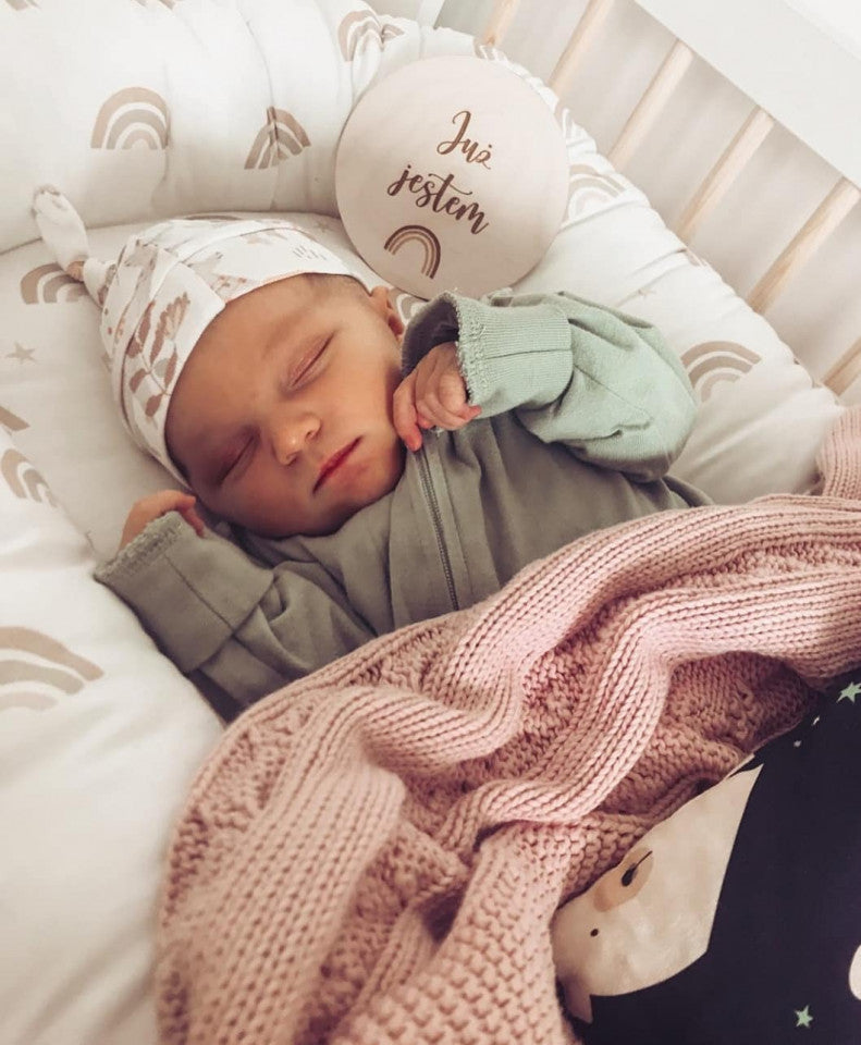 Babynest Rainbow, Cuib Pentru Bebelusi, Ajustabil, Tiny Star