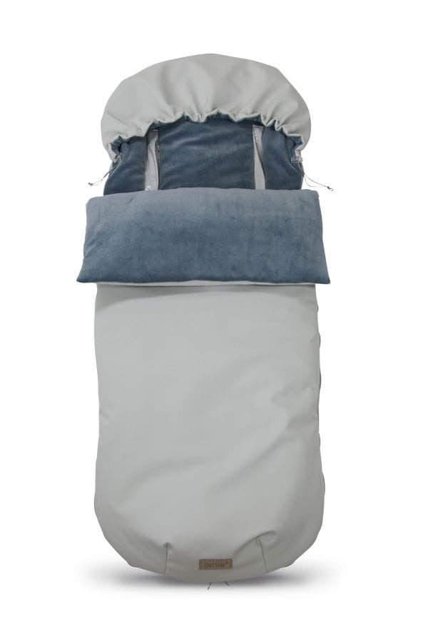 Sac de dormit pentru carucior Light Grey & Steel, Tiny Star