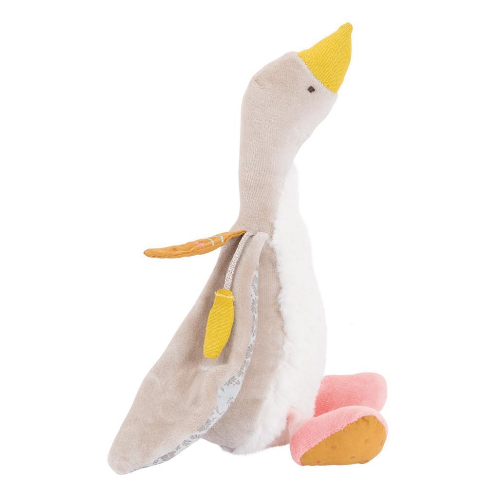 Jucarie de plus gasca gri Flechette, 10 luni+, Moulin Roty - Manute Creative