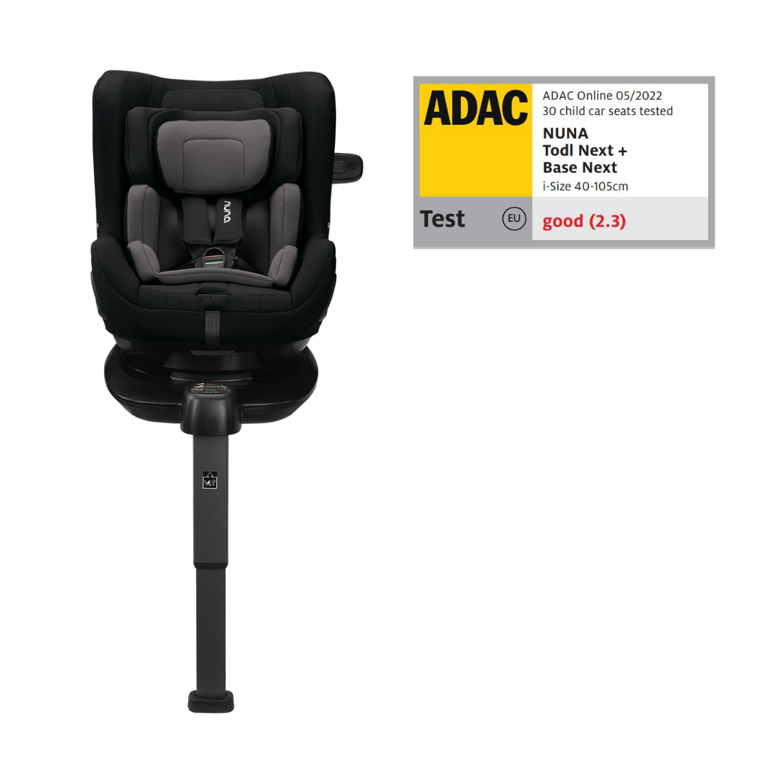Scaun auto rotativ i-Size TODL next Caviar, 40-105 cm, testat ADAC, NUNA