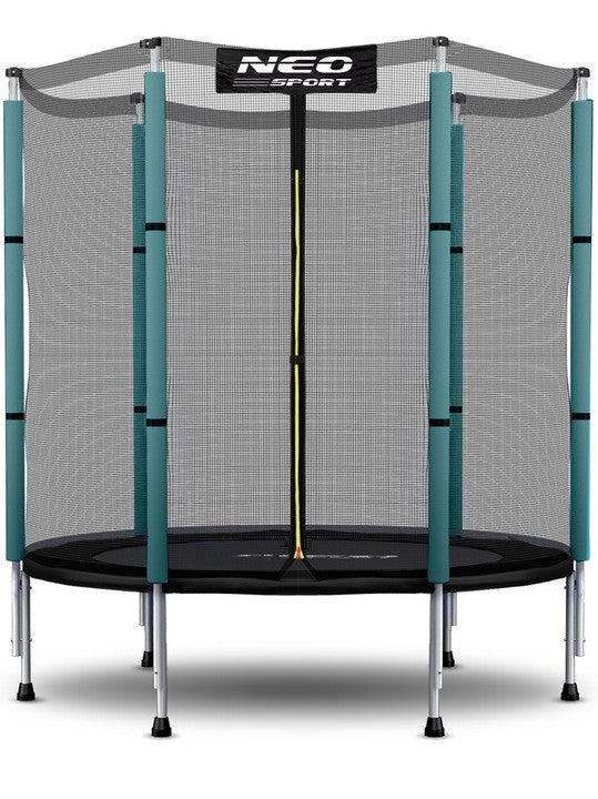 Trambulina pentru copii, 140 cm / 4,5 ft, cu plasa exterioara, greutate maxima 50 kg, Neo-Sport