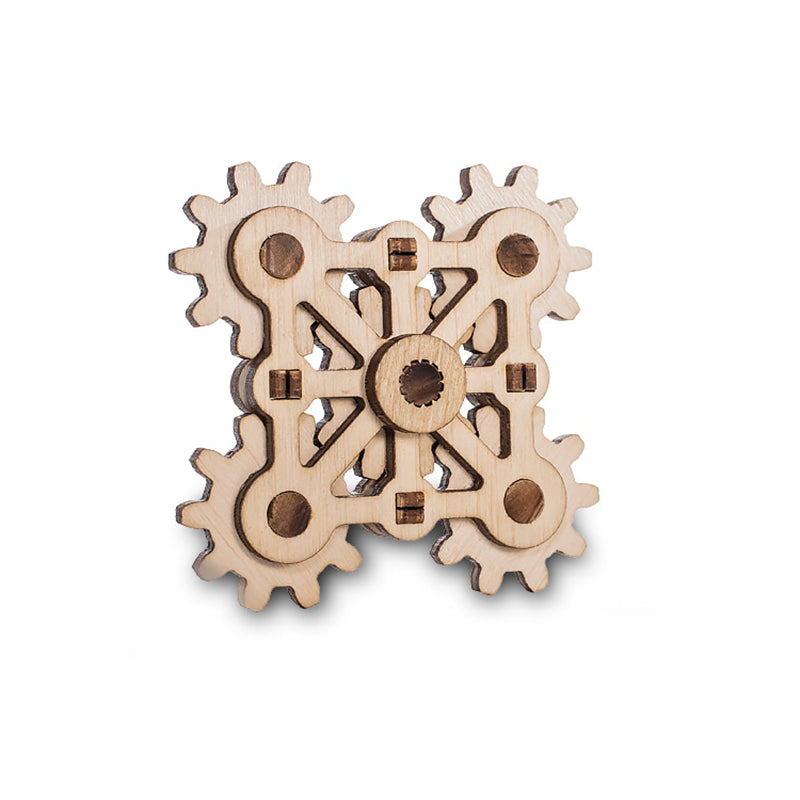 Set constructie mini cu mecanism Puzzle 3D TWISTER MINI din lemn 18 piese @ EWA