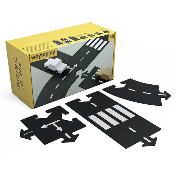 Traseu auto King of the road, 40 piese, Waytoplay