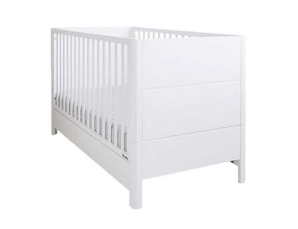 Patut Bebe, 140x70 cm, din Lemn Masiv, Transformabil, Woodies Safe Dreams
