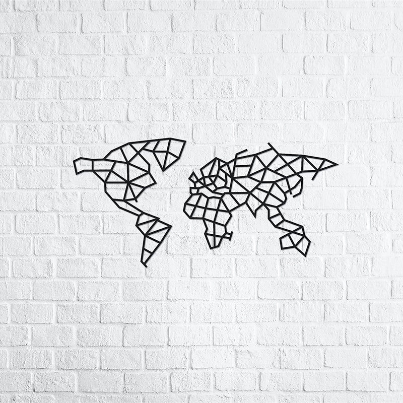 Puzzle 3D decorativ WORLD MAP din lemn 324 piese @ EWA