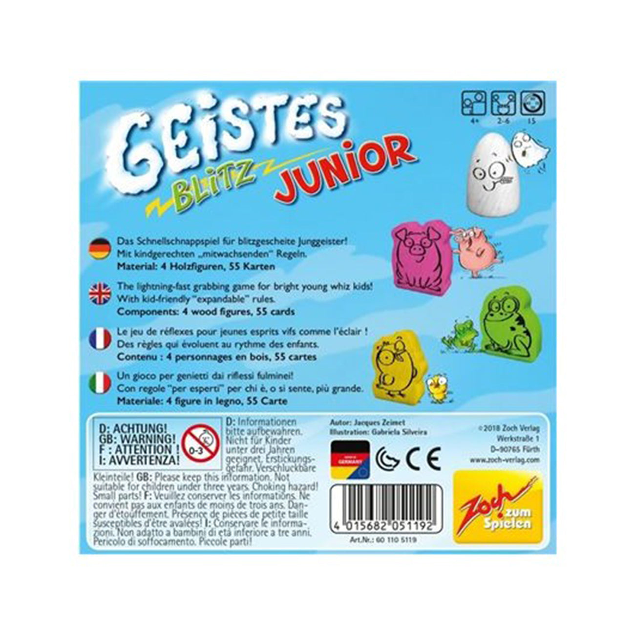 Joc de societate Brainstorm Blitz Junior, Zoch Verlag